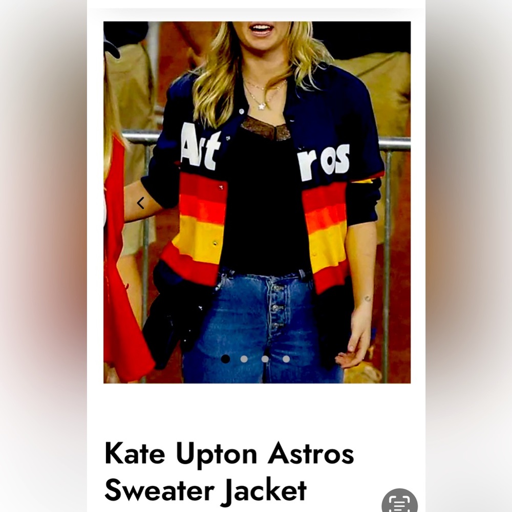 🏆🥇KATE UPTON ASTRO SWEATER JACKET.M-💥see measurements.Knit.NWOT.NeverWorn🤗